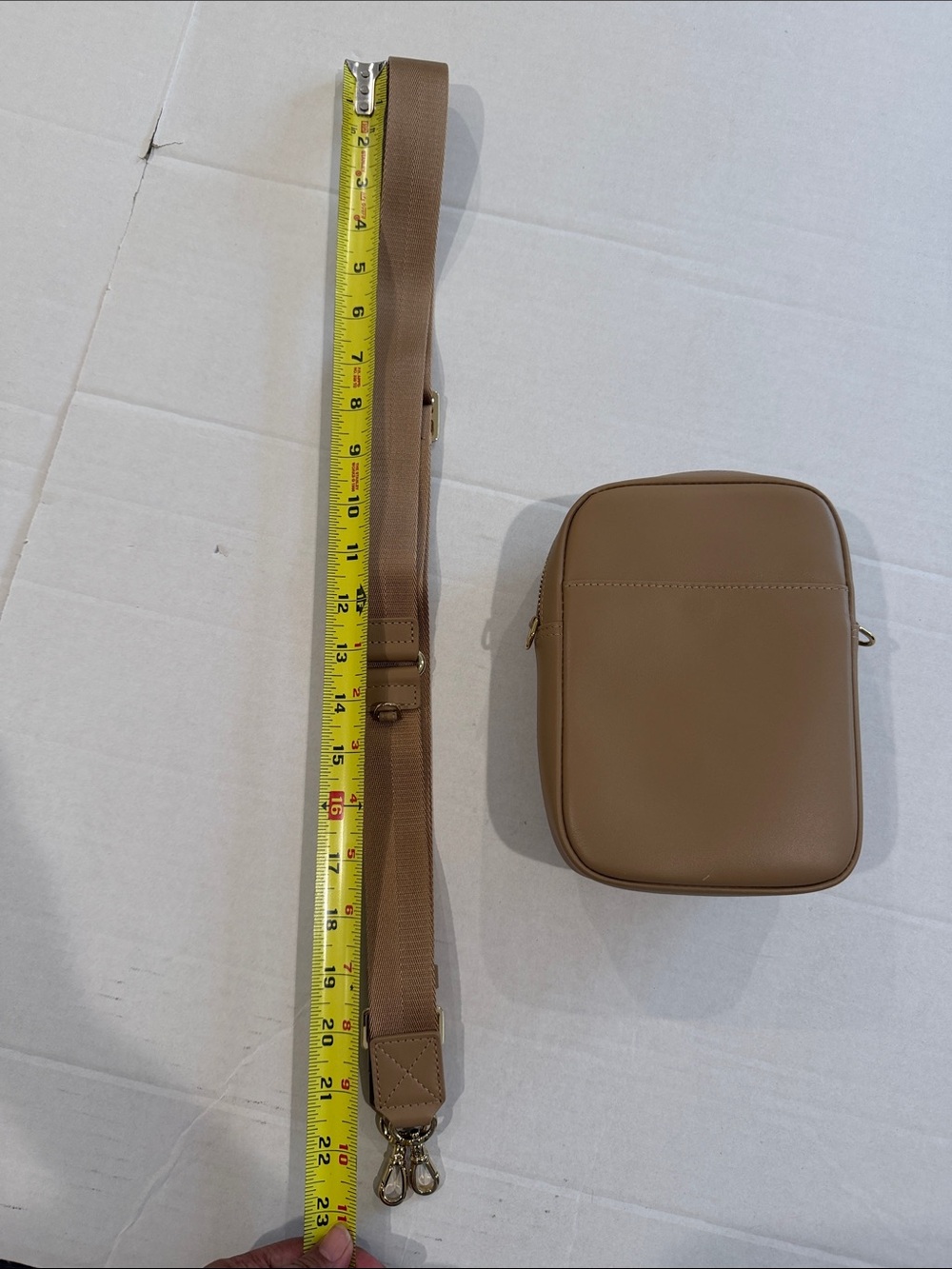 Bandolier Dillon crossbody bag in tan - Picture 7 of 10